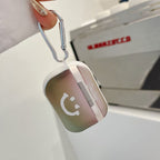 Smiling  Silver Chrome Designer Silicon Case for Airpods Pro/Pro 2 Mobile Case by CoverMeUp - Style 3