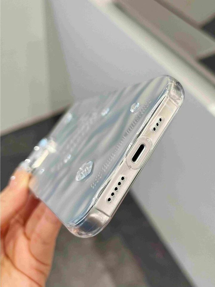 Misty Butterfly  Chrome Designer Silicon Case for iPhone 15 Plus