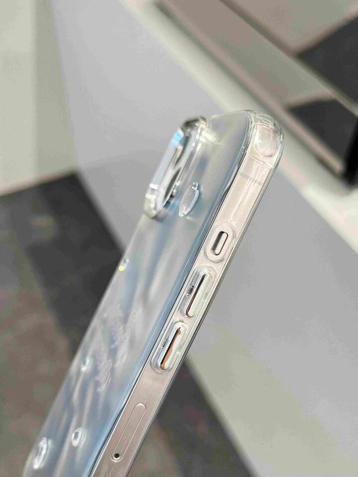 Misty Butterfly  Chrome Designer Silicon Case for iPhone 14 Pro Max