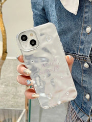 Misty Butterfly  Chrome Designer Silicon Case for iPhone 15 Plus