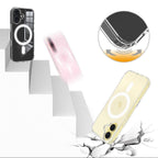 Protective Apple iPhone Back Cover - Transparent Magsafe Case for iPhone 16 Pro Max - Style 2