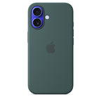 Protective Apple iPhone Back Cover - Logo Silicon Case for iPhone 16 Plus (Lake Green) - Style 2