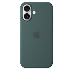 Logo Silicon Case for iPhone 16 Plus (Lake Green)