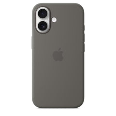 Logo Silicon Case for iPhone 16 Plus (Grey)