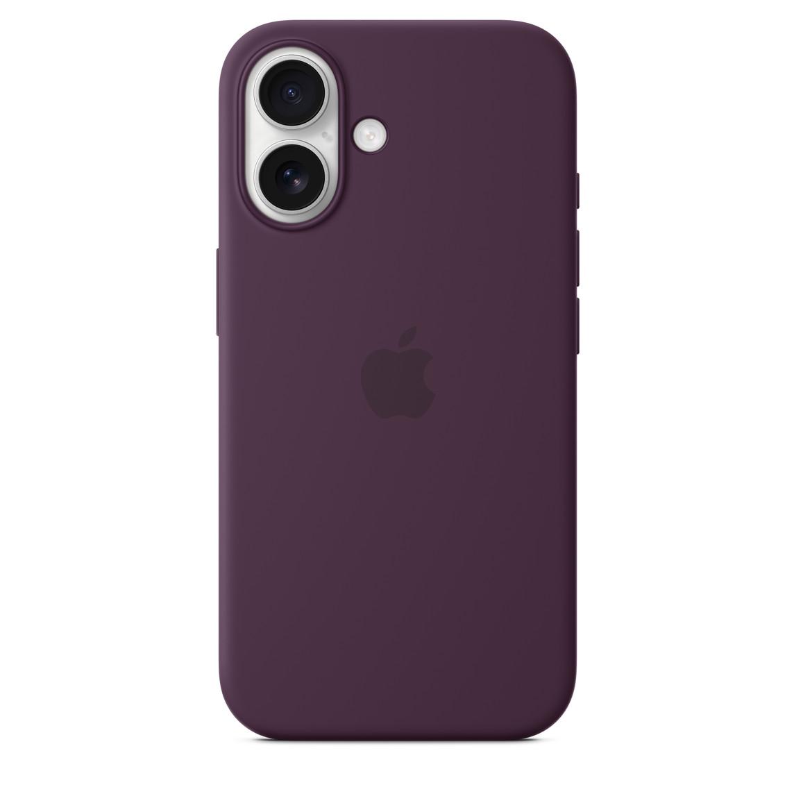 Logo Silicon Case for iPhone 16 Plus (Plum)