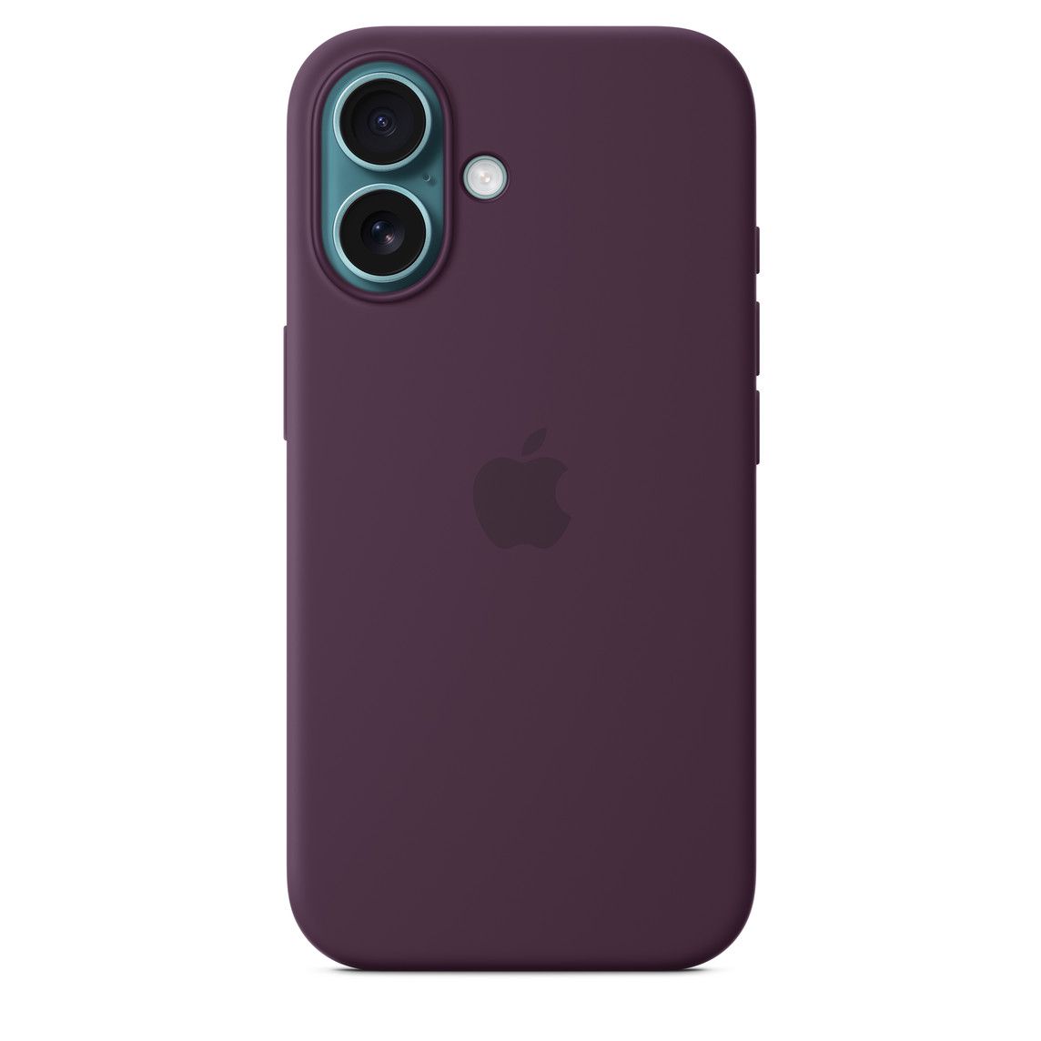 Logo Silicon Case for iPhone 16 Plus (Plum)