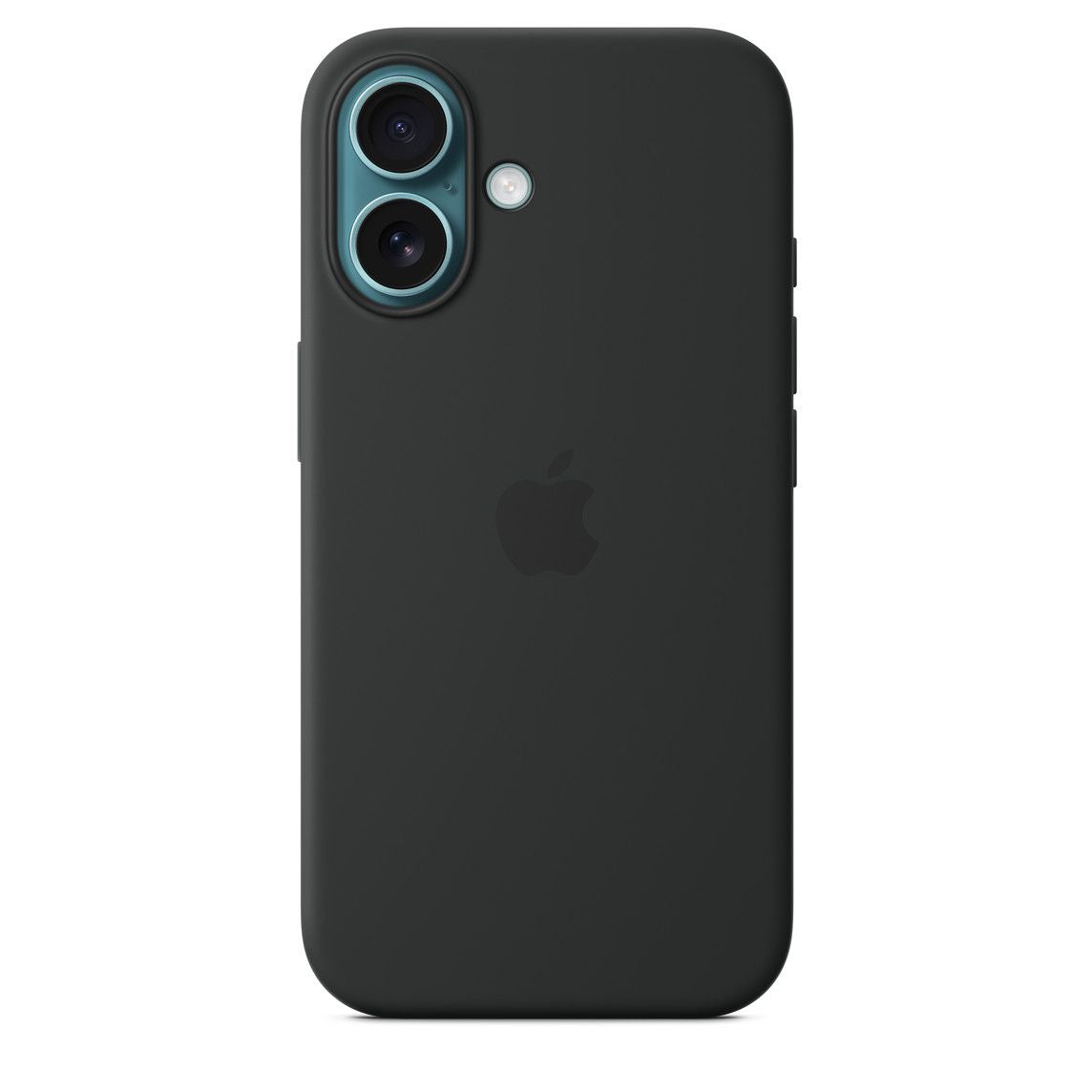 Logo Silicon Case for iPhone 16 Plus (Black)