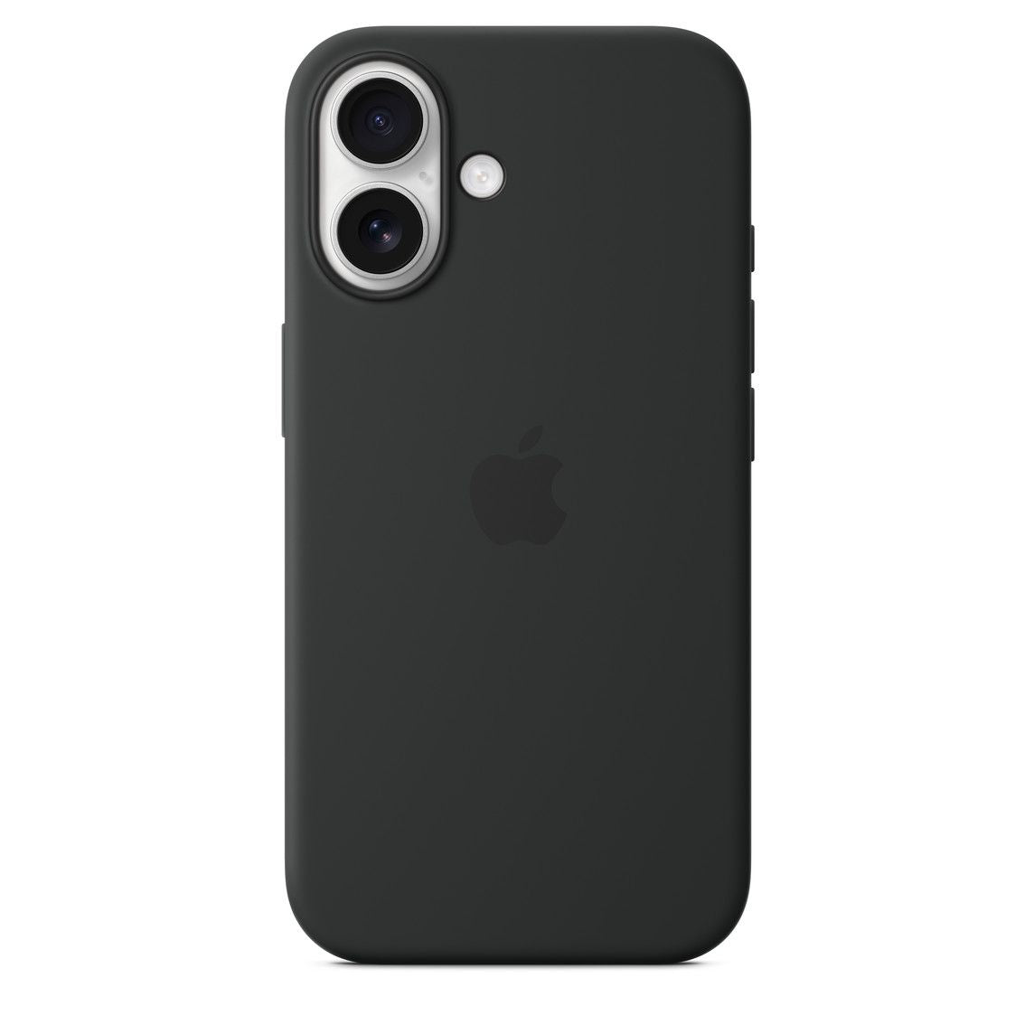 Logo Silicon Case for iPhone 16 Plus (Black)