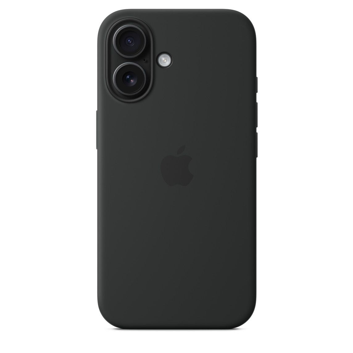 Logo Silicon Case for iPhone 16 Plus (Black)