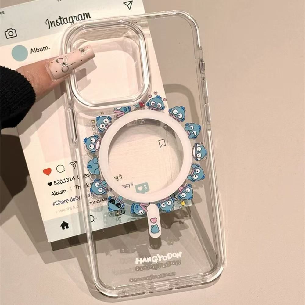 Protective Apple iPhone Back Cover - Transparent Cartoon Designer Silicon Case for iPhone 16 Pro Max