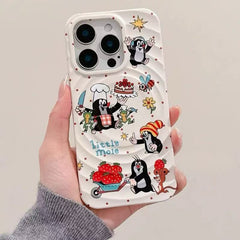 Cartoon Designer Silicon Case for iPhone 16 Pro