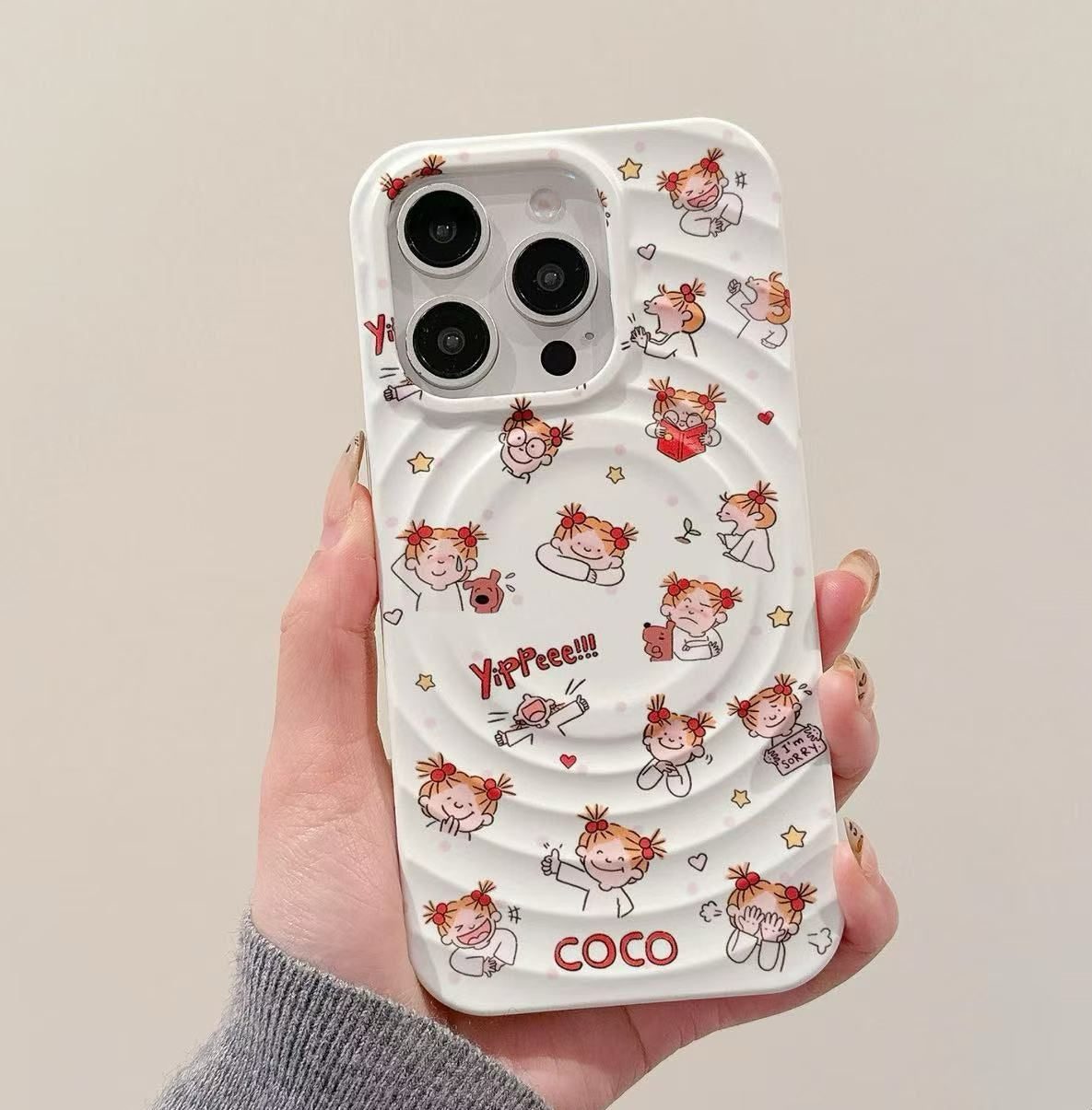 Cartoon Designer Silicon Case for iPhone 16 Pro