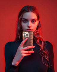 Raptic Strong - DEFENSE Armor - Aramid Fiber Skin - Profound- MagSafe Compatible - Snake Pattern case for iPhone 16 Pro