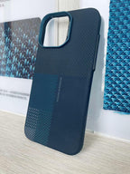 Protective Apple iPhone Back Cover - RAPTIC STRONG - DEFENSE - Aramid Fiber Skin MagSafe Compatible Case for iPhone 16 Pro Max - (Blue) - Style 2