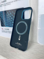 Protective Apple iPhone Back Cover - RAPTIC STRONG - DEFENSE - Aramid Fiber Skin MagSafe Compatible Case for iPhone 16 Pro Max - (Blue) - Style 4