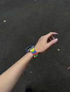 Colourful Poly Carbonate Apple iWatch Band for iWatch 44/45/46 & 49mm Mobile Case by CoverMeUp - Style 4