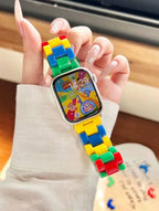Colourful Poly Carbonate Apple iWatch Band for iWatch 44/45/46 & 49mm Mobile Case by CoverMeUp - Style 9