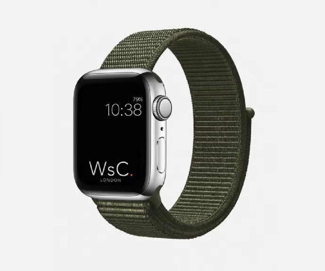 Military Green Sports Loop for iWatch 44/45/46mm & 49mm (ULTRA)(Watch Not Included)