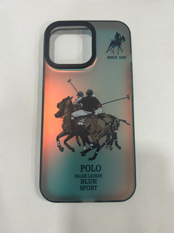 iPhone 3D fluorescent color changing case Jockey Horse Series