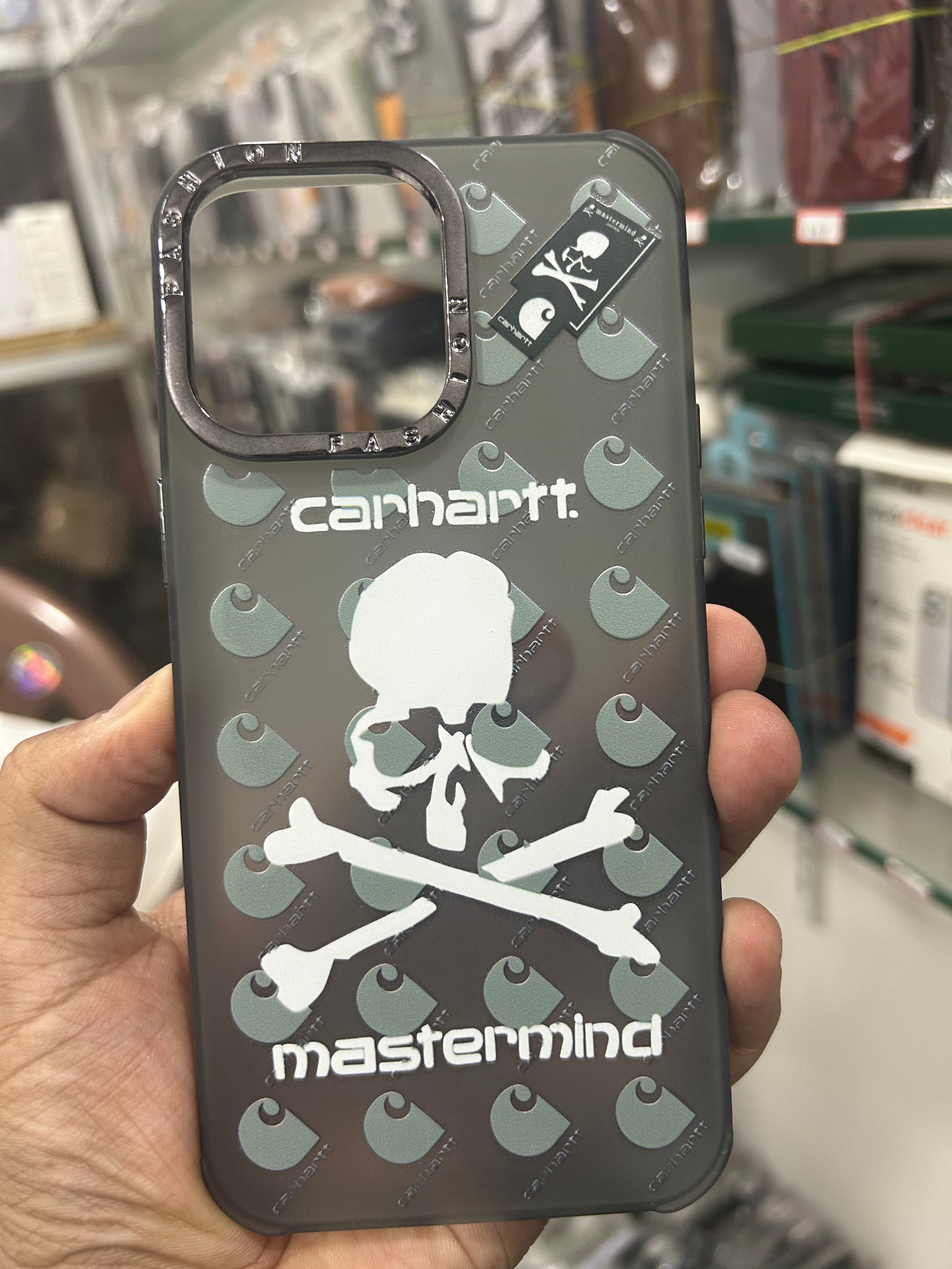 Hot Print Skull Design Logo Case for iPhone Protective Silicone Shockproof Back Cover