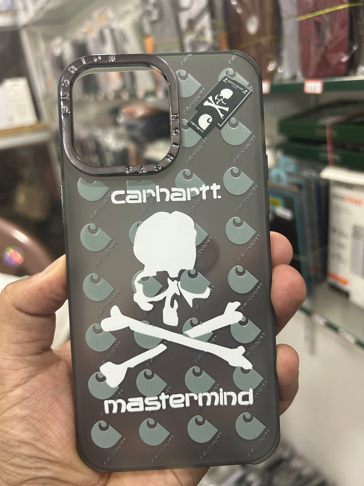 Hot Print Skull Design Logo Case for iPhone Protective Silicone Shockproof Back Cover