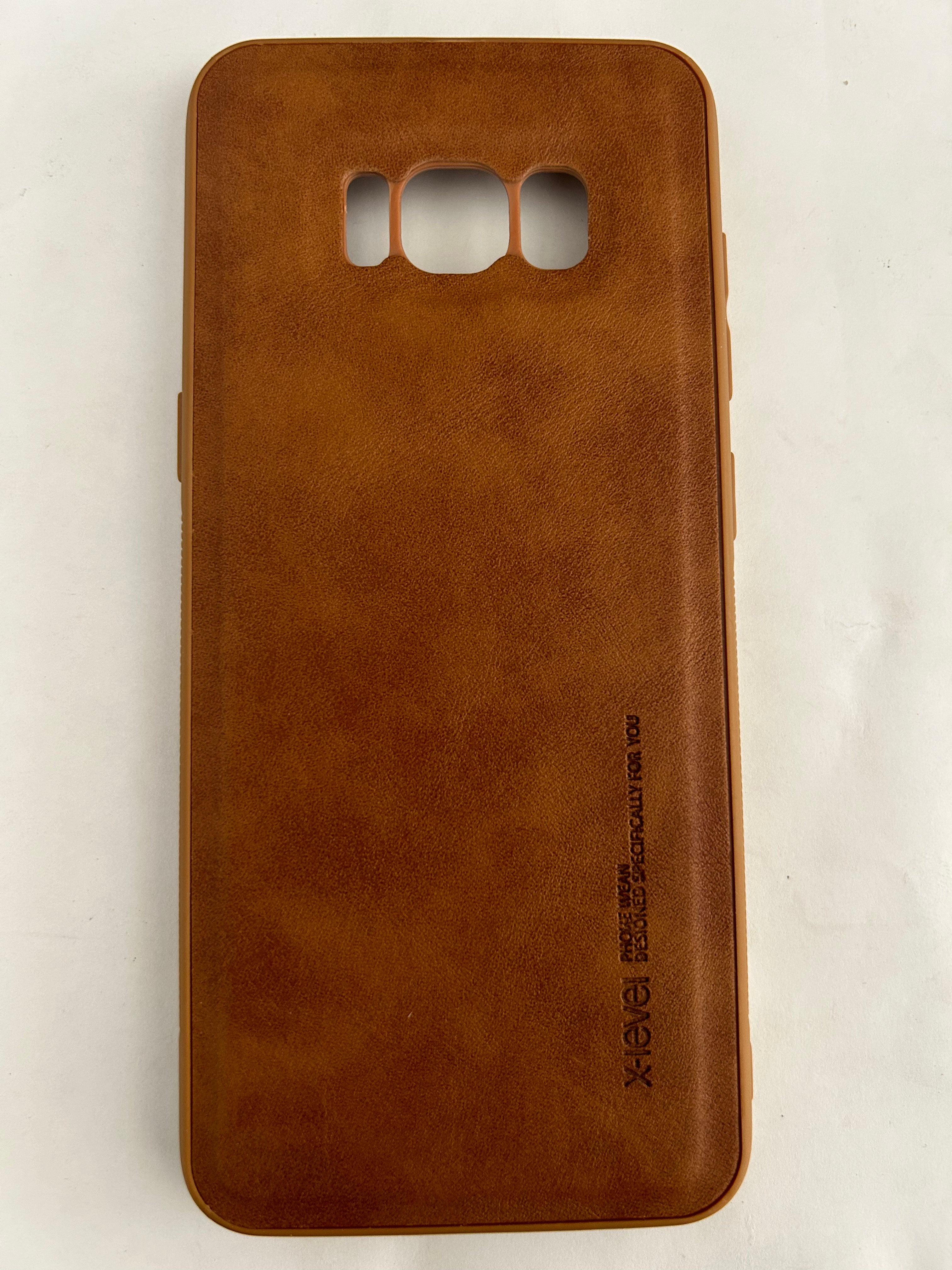 Leather Hard Case for Samsung Galaxy 8 Plus