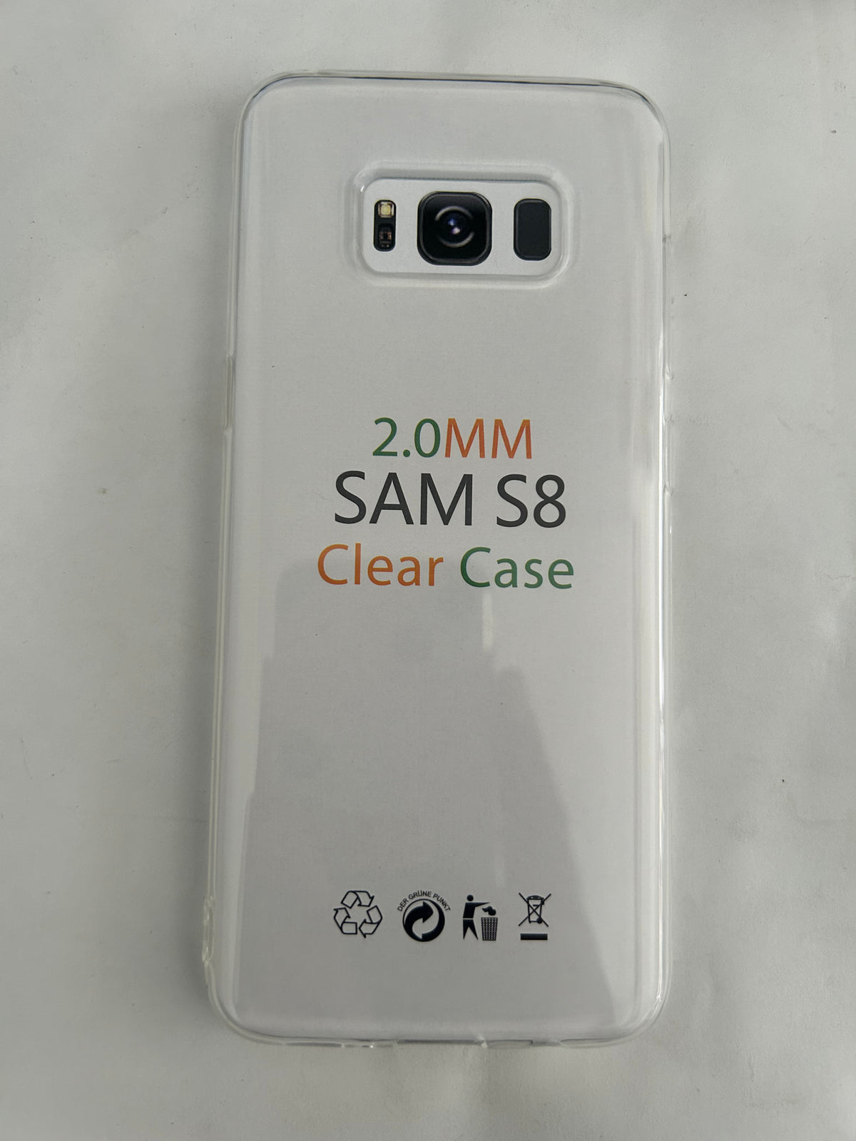 Silicone Clear Transparent Case for Samsung Galaxy S8