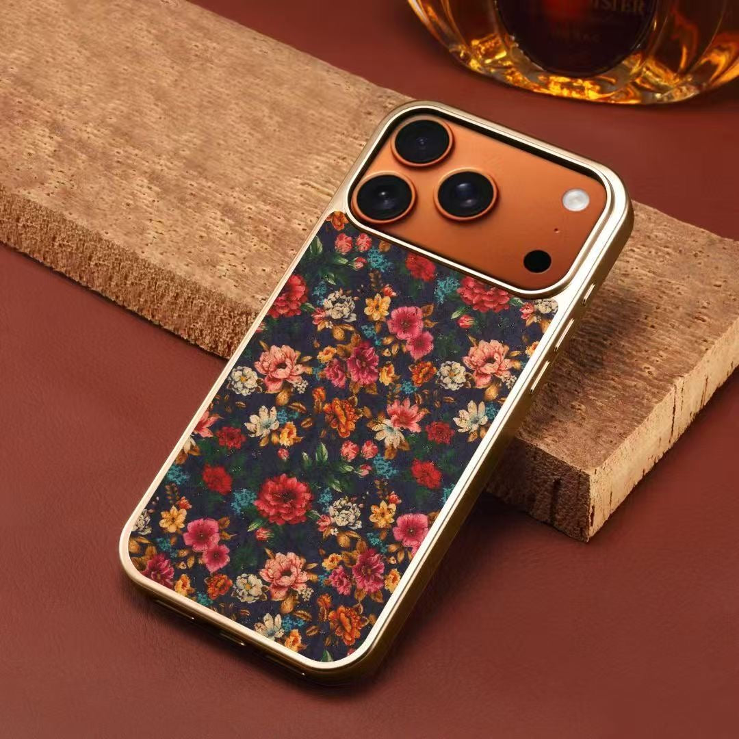 Floral Designer MagSafe Case for IPhone 17 Pro(Blue)
