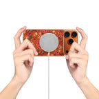 Floral Designer MagSafe Case for IPhone 17 Pro Max(Orange)