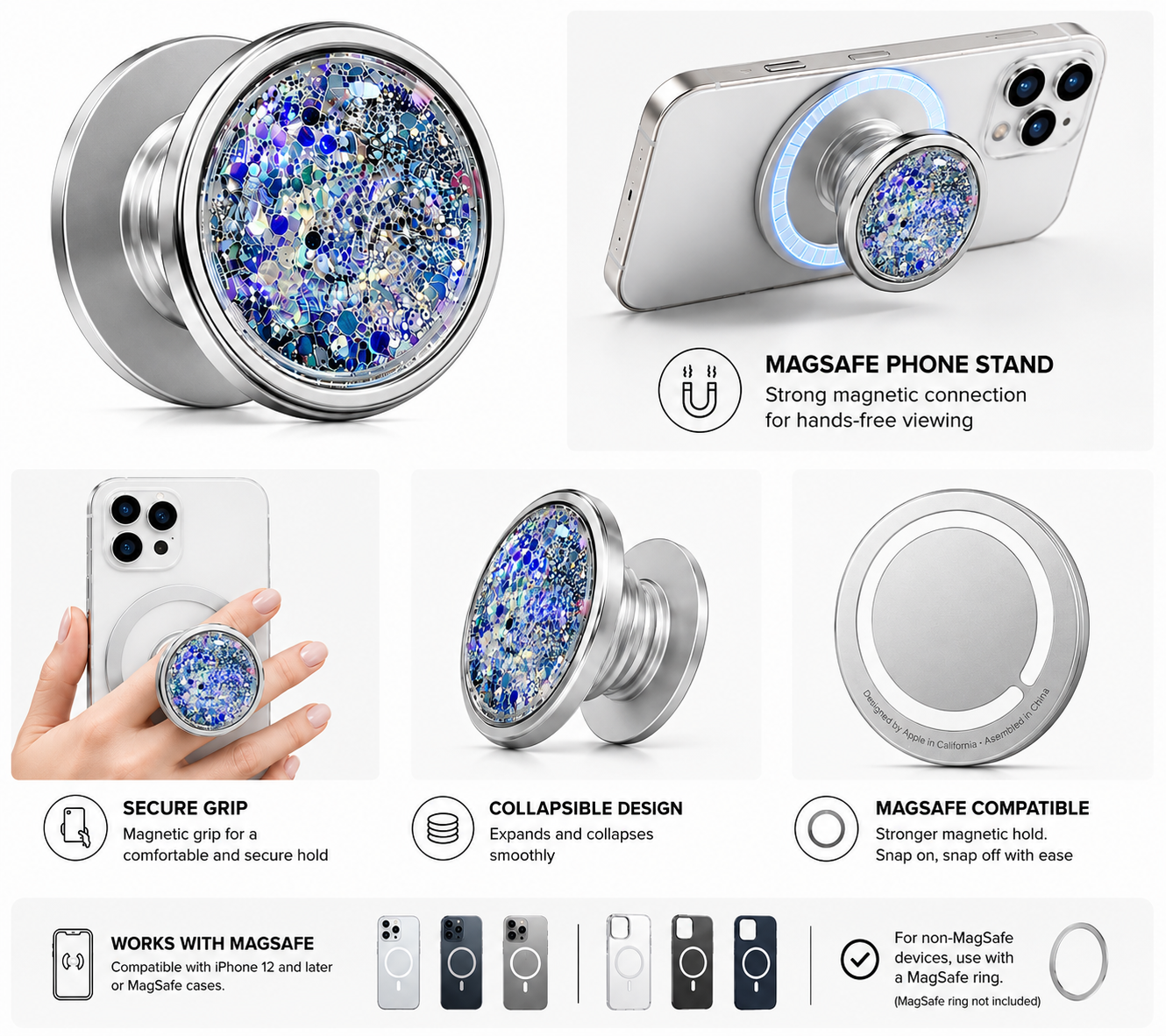 MagSafe Designer Pop Socket (Design 29)