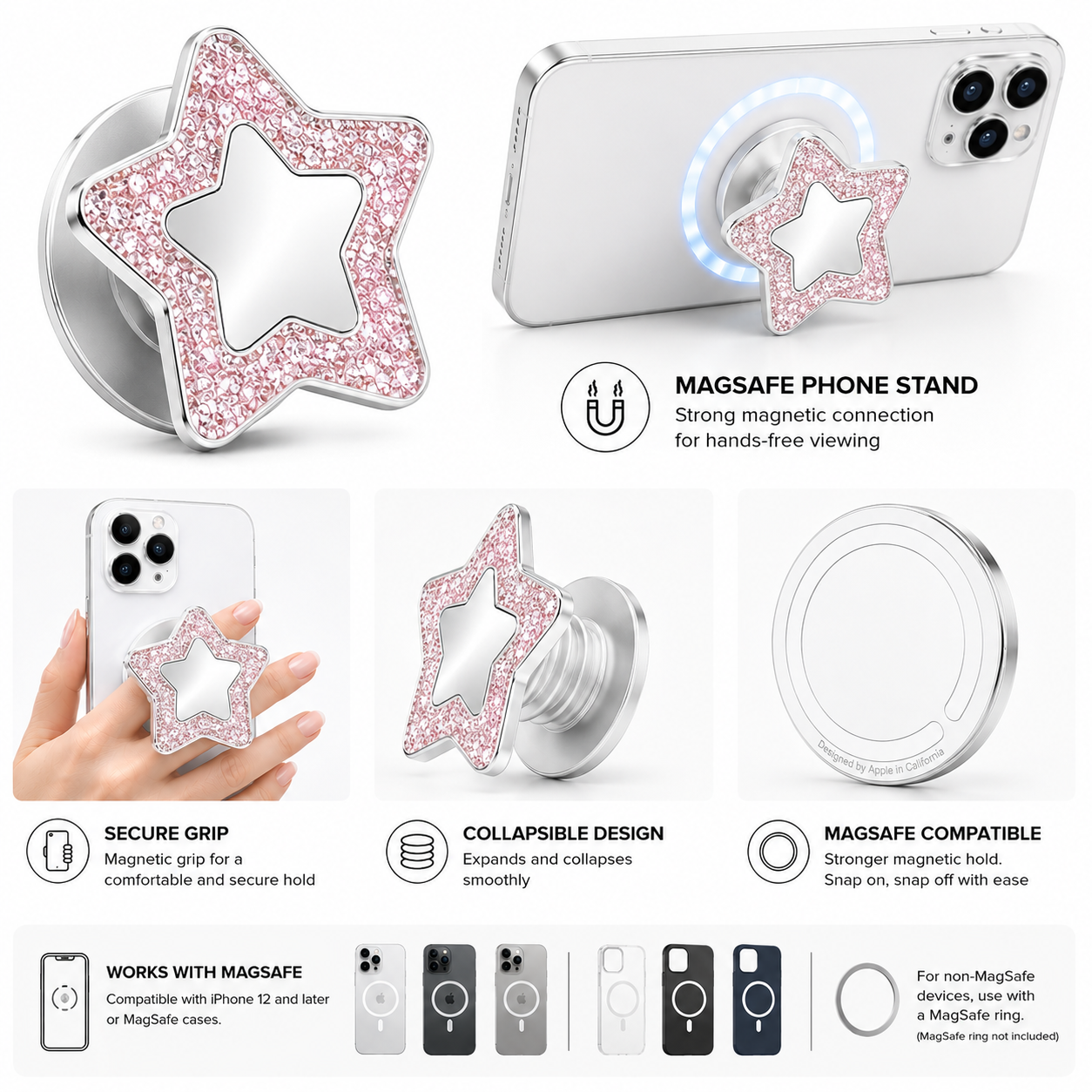 MagSafe Designer Pop Socket (Design 31)