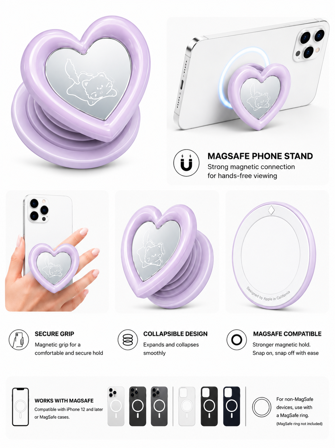MagSafe Designer Pop Socket (Design 16)