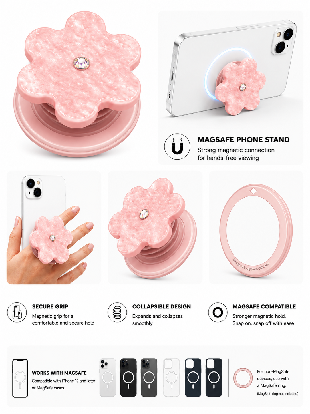 MagSafe Designer Pop Socket (Design 14)