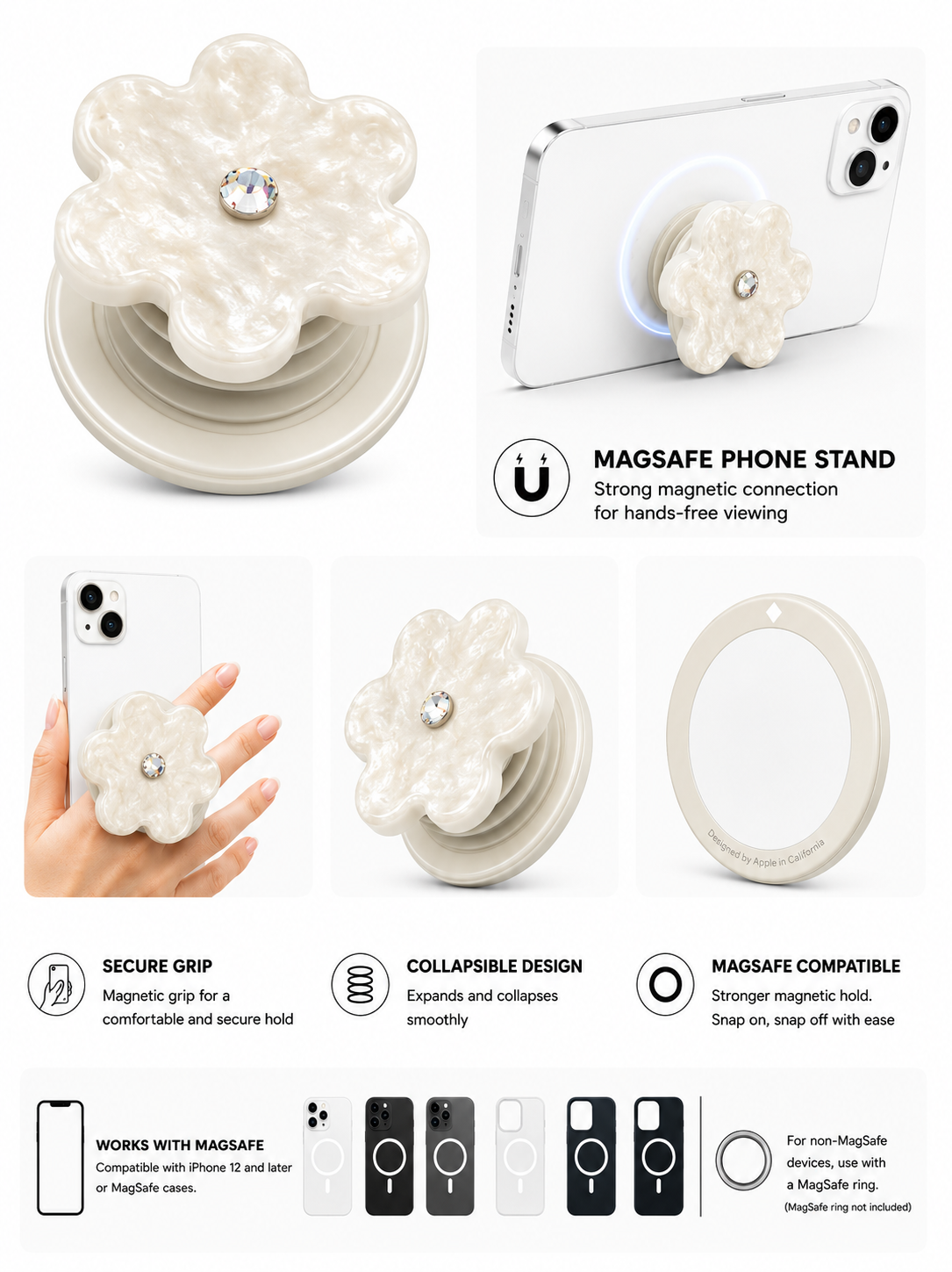 MagSafe Designer Pop Socket (Design 12)