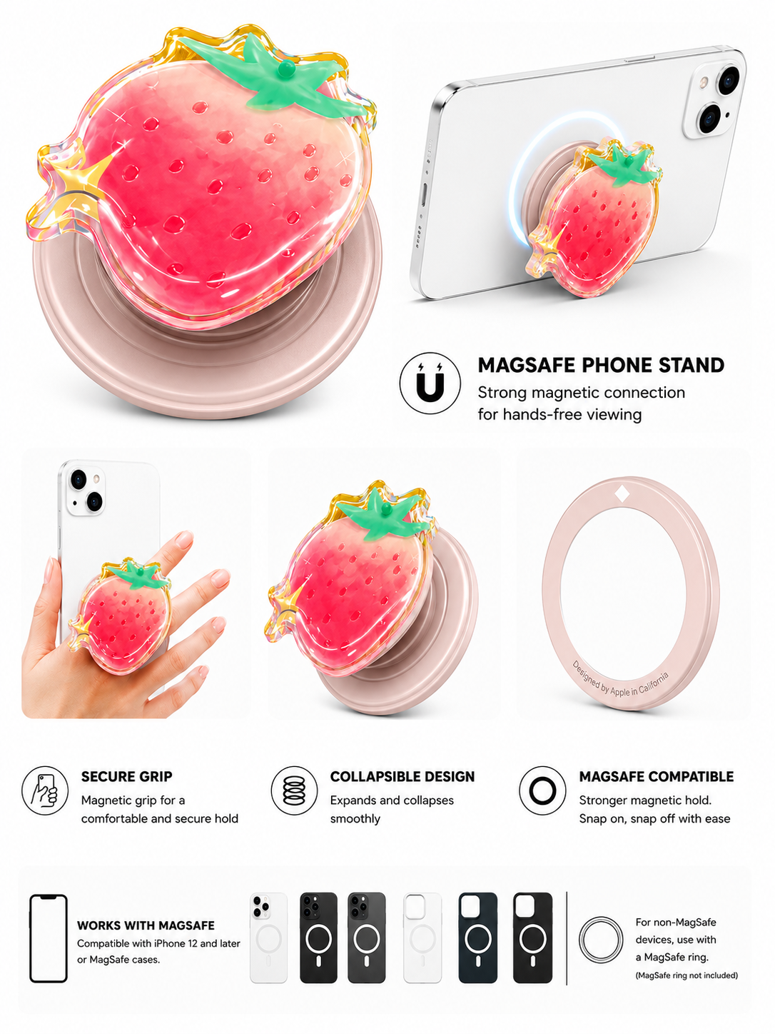 MagSafe Designer Pop Socket (Design 11)