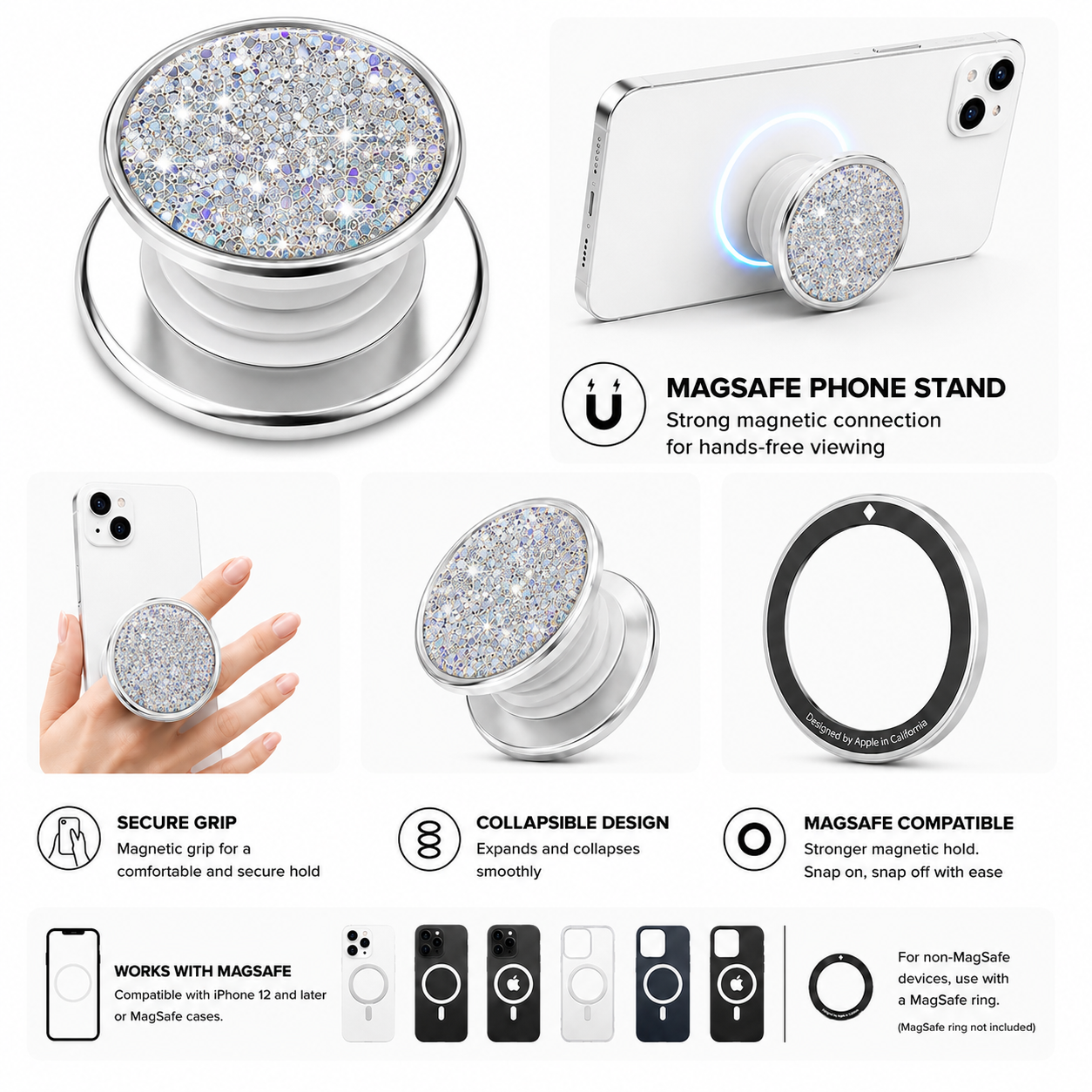 MagSafe Designer Pop Socket (Design 03)