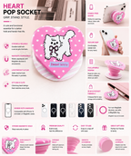 Heart Shape MagSafe Pop Socket (Heart 11)