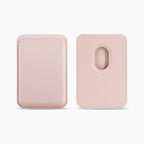 PU MagSafe Leather Wallet - Light Pink