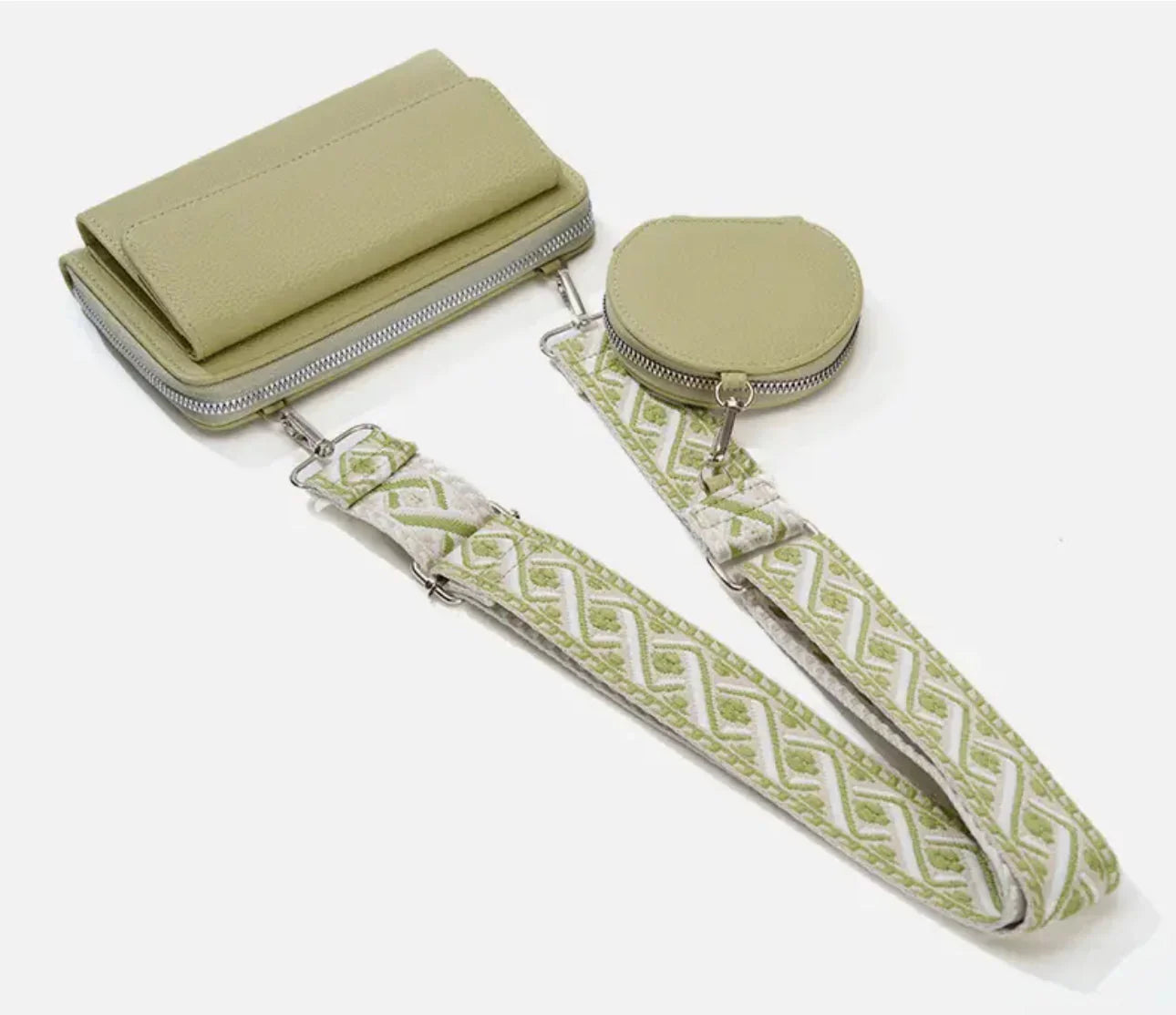 Women’s Cross Body Phone Holder Bags(Green)