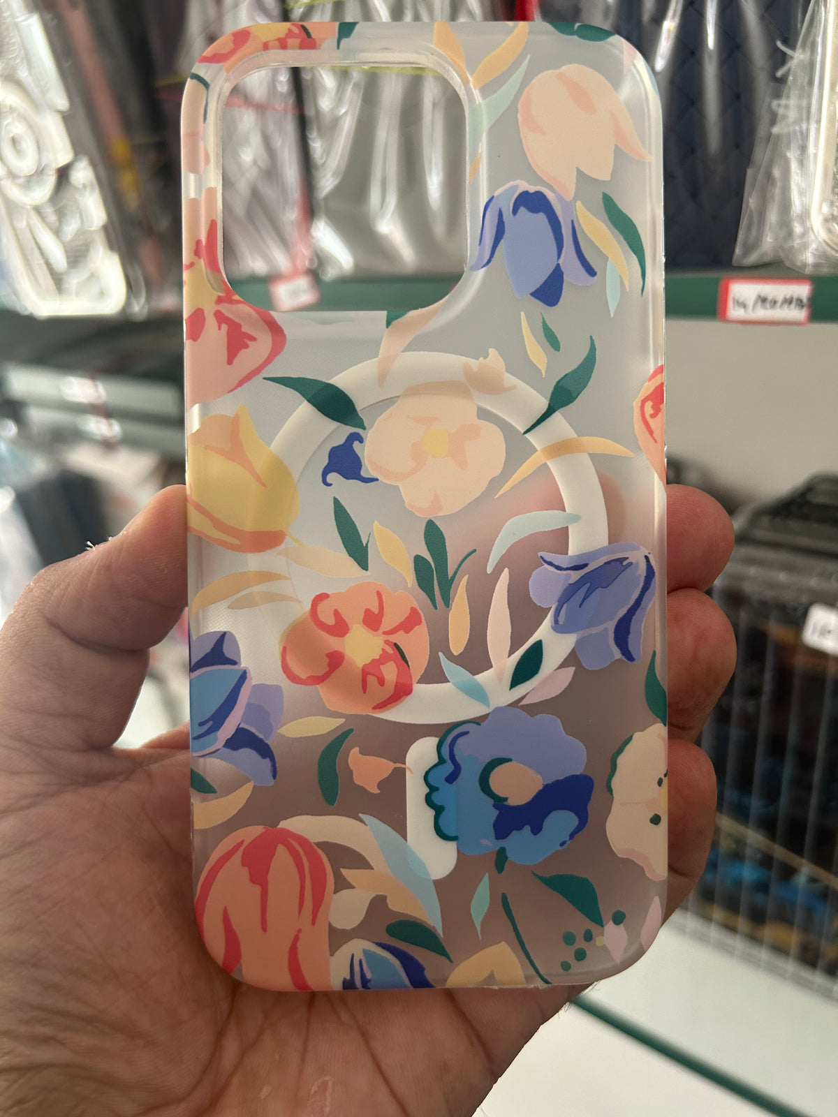 Floral Flower Case Magsafe for iPhone 14 Pro