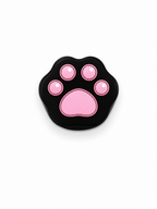 Snappy Dog Paw MagSafe Grip Stand Pop Socket (Black/Pink)