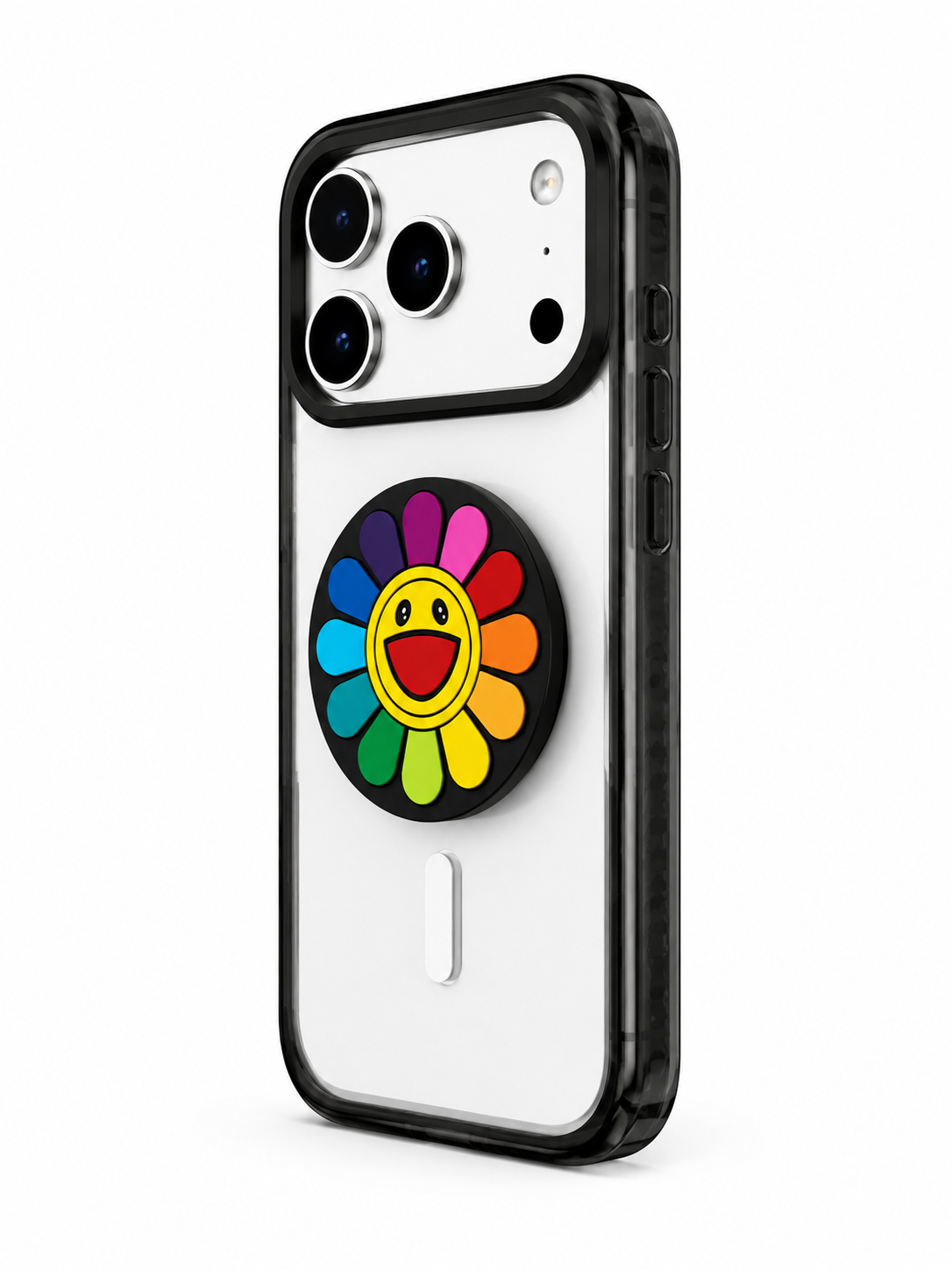 Snappy Floral MagSafe Grip Stand Pop Socket (Rainbow)