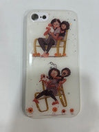 Protective Apple iPhone Back Cover - Glitter Printed Silicon Hard Case for iPhone - Style 2