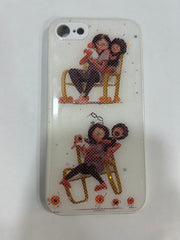 Glitter Printed Silicon Hard Case for iPhone