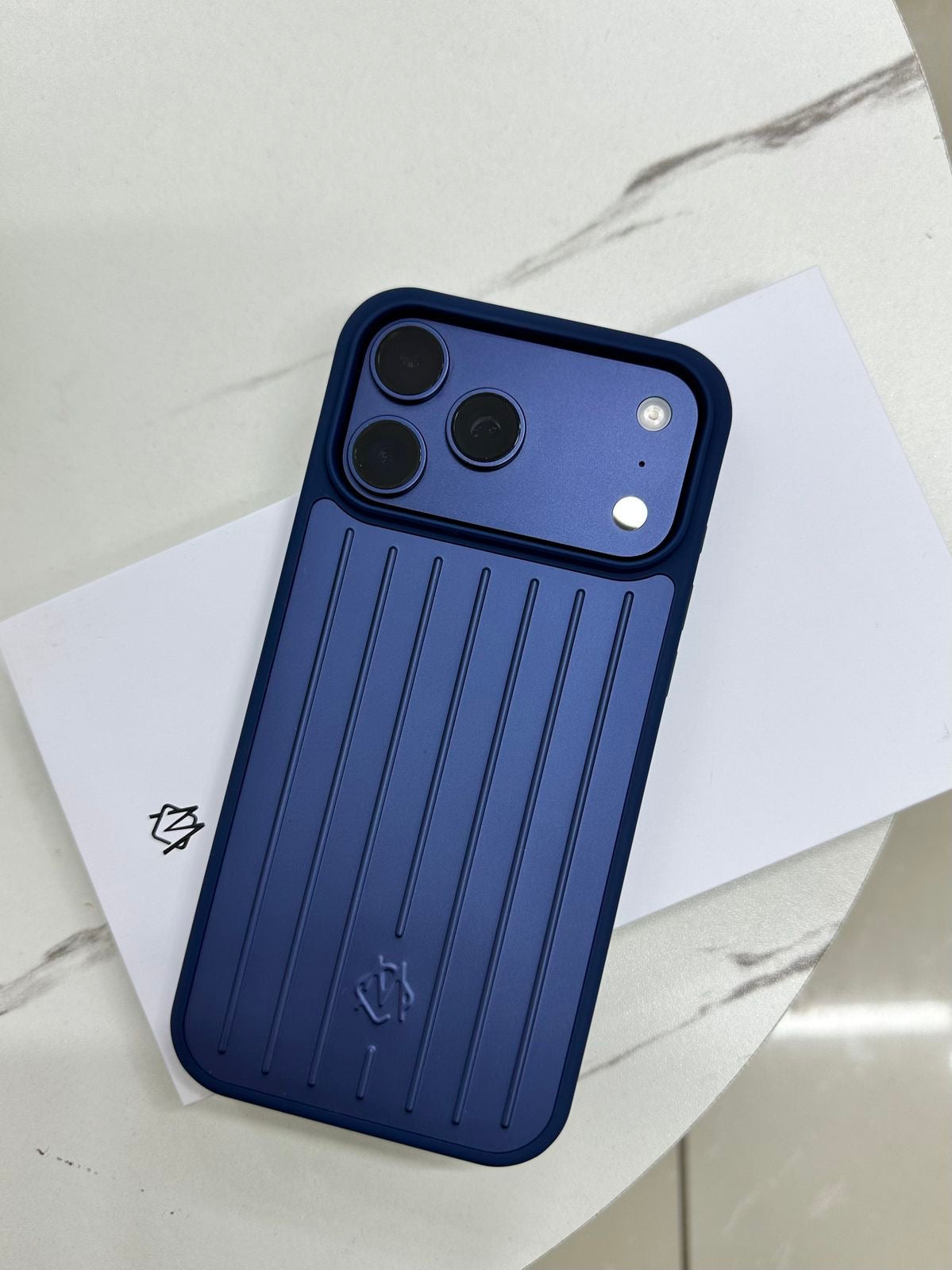 Aluminium Phone Case For iPhone 17 Pro Max / 18 Pro Max (Blue)