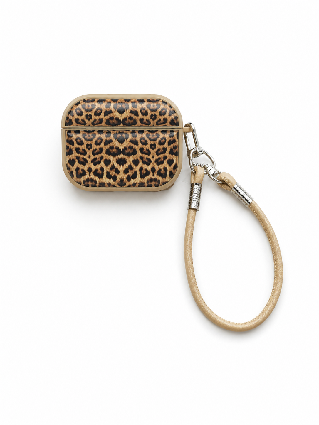 PU Leopard Leather AirPods Pro 3 Case(Brown)