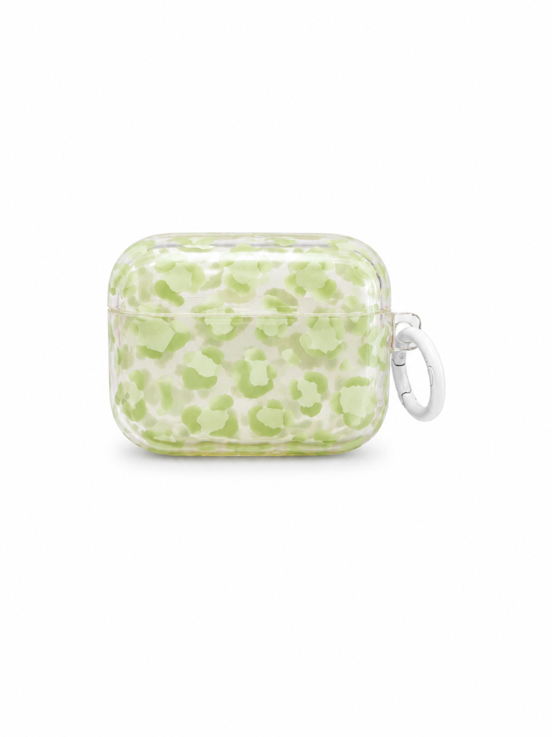 Leopard Pattern Silicon AirPods Pro 3 Case(Light Green)