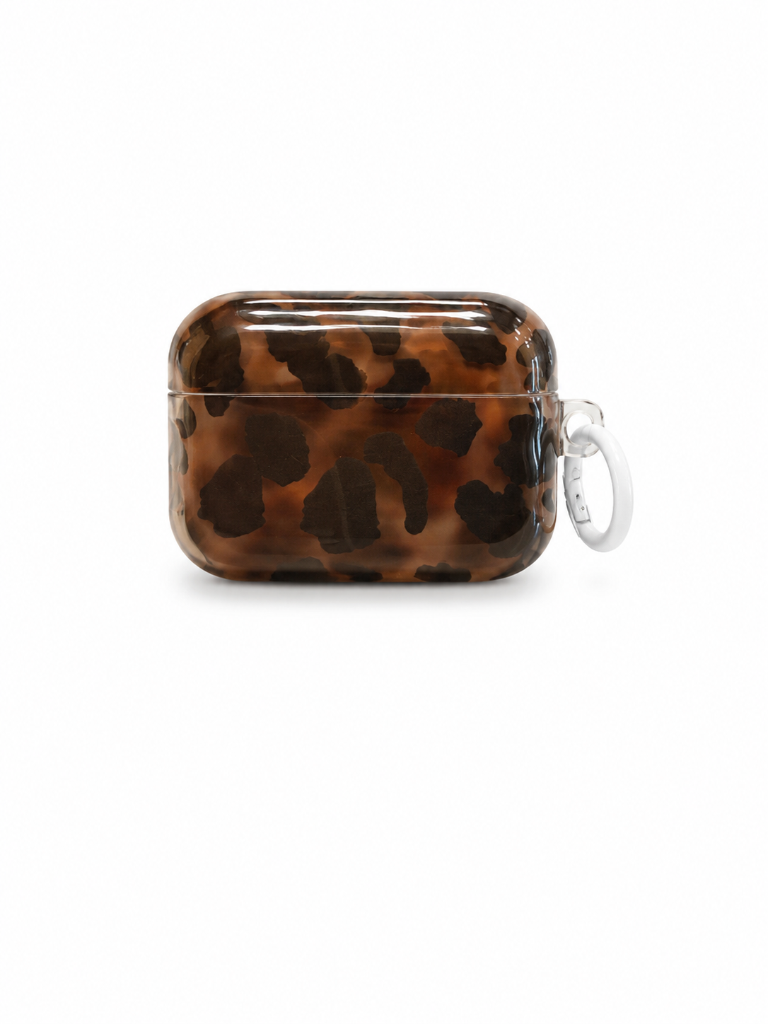 PU Leopard Silicon AirPods Pro 3 Case (Brown)