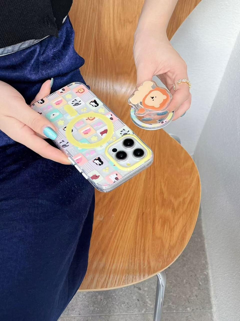 Protective Apple iPhone Back Cover - Aesthetic Printed MagSafe Case for iPhone