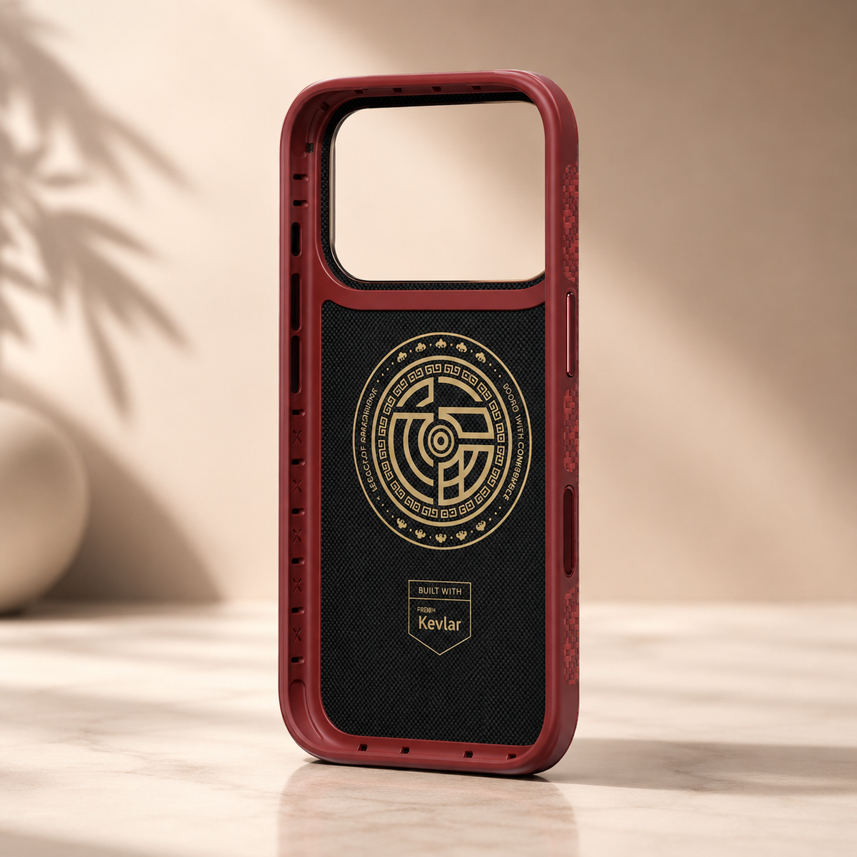 Benks ArmorEdge Case built with Kevlar Case for iPhone 17/18 Pro & Pro Max - iPhone 17 Pro Max / 18 Pro Max - Red